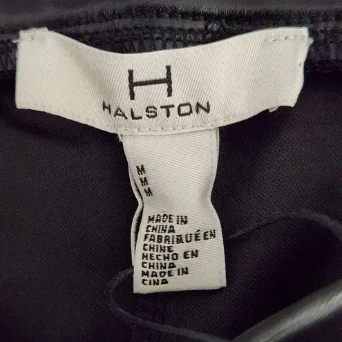 H by Halston Halston Black Faux Leather Pants NWT Size Medium Black Vegan Leather Pants