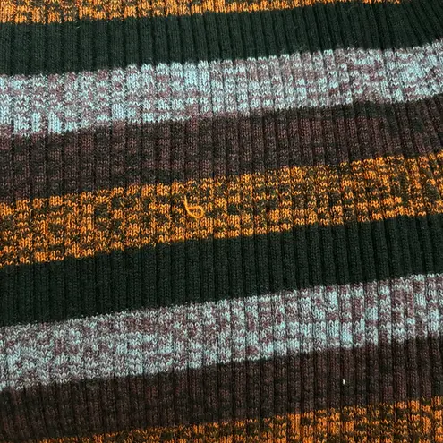 Ganni  Striped Merino Rib Cropped Cardigan Maxi Skirt Set