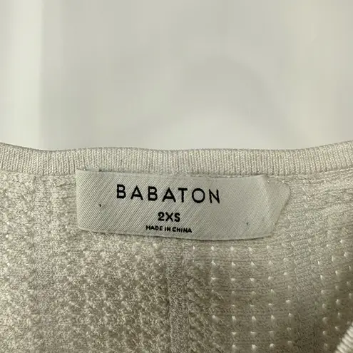 Babaton Aritzia Sculpt Knit Squareneck Cropped Tank in Bone Size XXS
