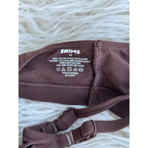 SKIMS Fits Everybody Racerback Bralette Cocoa Size XS