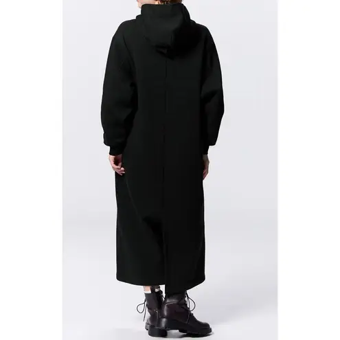 GU (Uniqlo) x Harry Potter Embroidered Logo Sweat Hoodie Dress in Black Size L