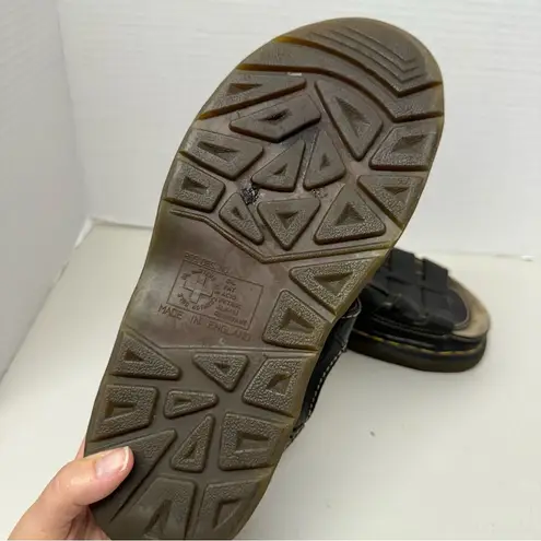 Dr. Martens Dr Marten Vintage Black Leather Fisherman Sandals Women’s 12 Chunky Lug Sole 90s