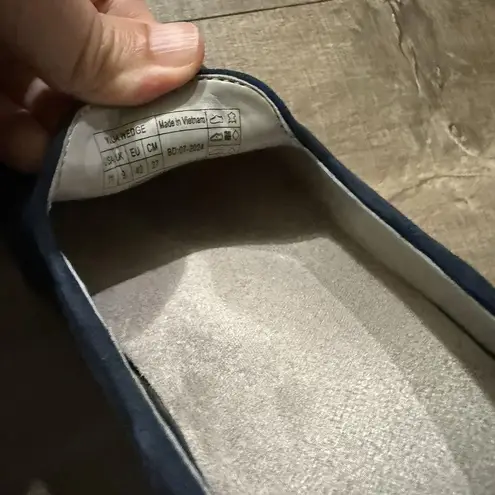 Vionic NWOB Water Repellent Wedges Willa Wedge Navy Woman’s Size 11 Career Comfy