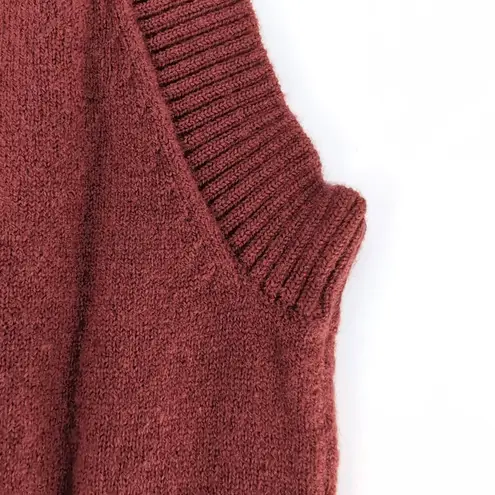 Susana Monaco Womens Crop Sweater Jumper Top in Terracotta - Size XS - NEW