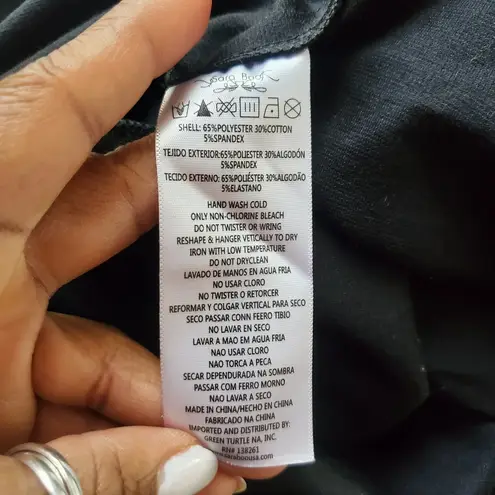 Sara Boo Black Animal Print Sleeveless Mini Dress Size L Size L