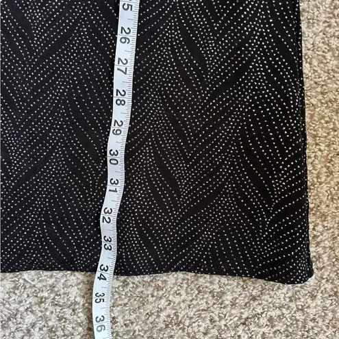 Jessica Howard Vintage Black Silver Metallic Studded Mini Dress Party NYE 12