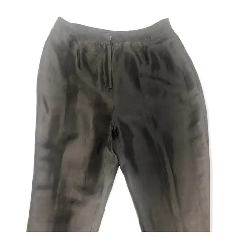 Ashley Stewart High Rise Silk Capri Pants Size 14