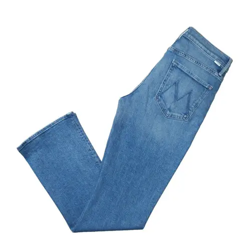 NWT Mother The Outsider Sneak in Flag Me Down Stretch Bootcut Jeans 31 Blue