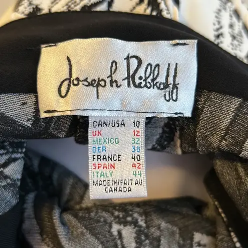 Joseph Ribkoff Shoulder Cut Out Abstract Dress