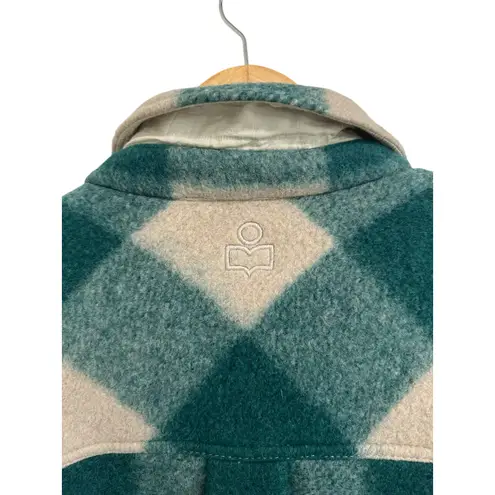 Isabel Marant Etoile Fontizi Blanket Coat size 2 $790 Green