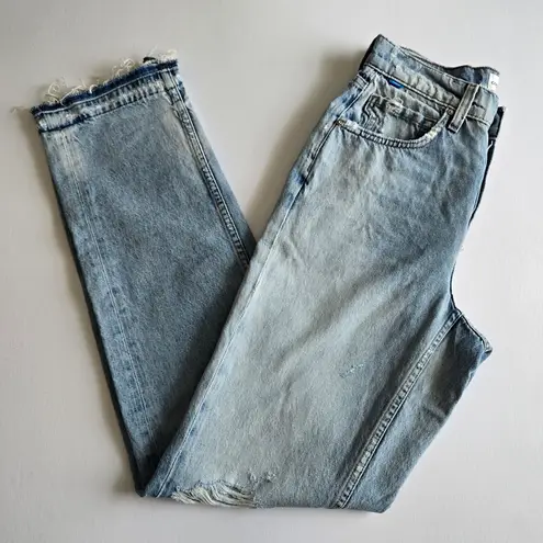 Cotton Citizen Kate Fuller Wash Straight Leg Denim Jeans Size 26