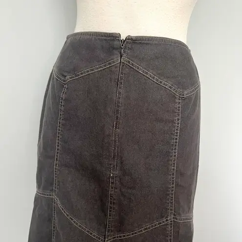 Bandolino Dark Gray Stretchy Pencil Skirt