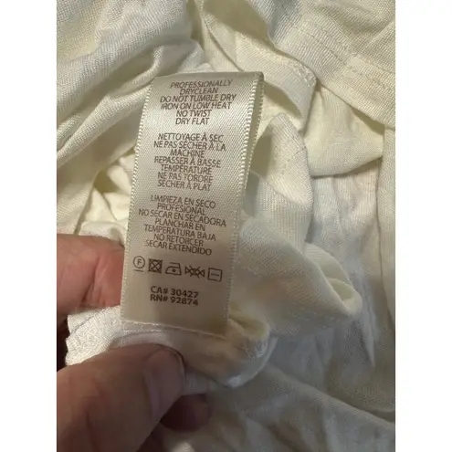 Ella Moss Women's Silk Paisley Print V-Neck Cami Tank Top Size L