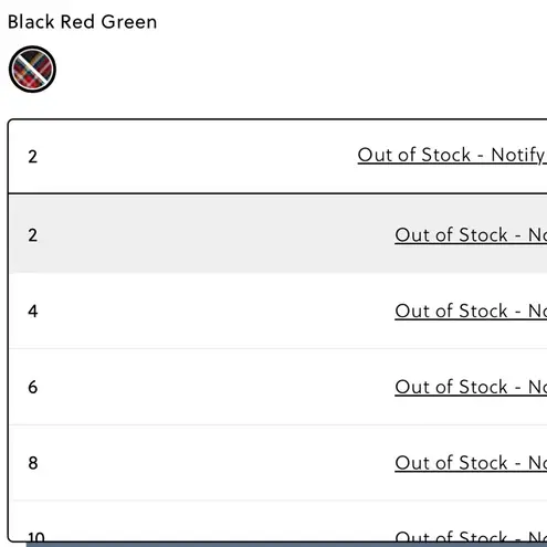 NWT J. Crew Factory Tartan feather