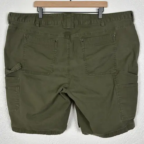 Duluth Trading Co. Women's Plus DuluthFlex Fire Hose Coolmax 11" Cargo Short 24W Green
