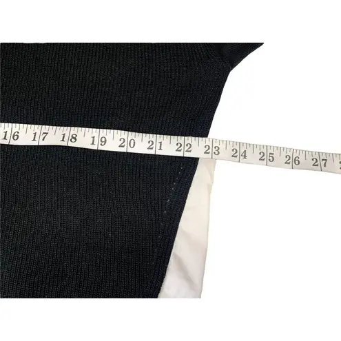 Finn and Clover Women's Black & White Sweater Shirt