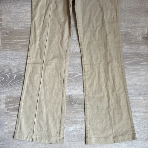 Majorelle Ameera linen blend Pant in taupe green