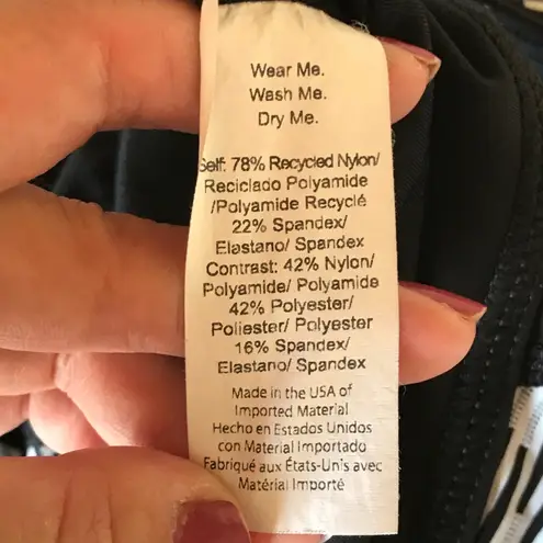 Beyond Yoga sliced fragment white black printed long legging size XS extra small