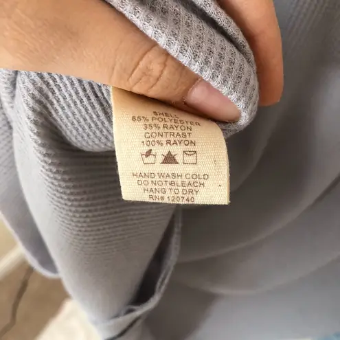 Mystree Grey Waffle Knit Ballon Sleeve top - Image 9