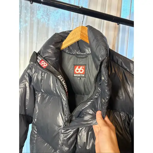 66 North Black Dyngja Down Jacket Size XXS