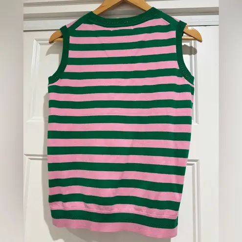 NEW! Boden Catriona Stripe Sweater Tank Green
