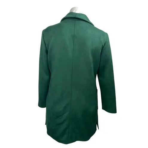 NEW Ann Taylor LOFT Women's Green Faux Suede Shaw Collar Blazer Jacket Size XS