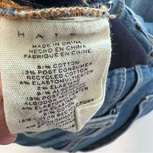 Hatch Sz 27 The Slim Maternity Jeans Indigo Light Wash Denim Blue