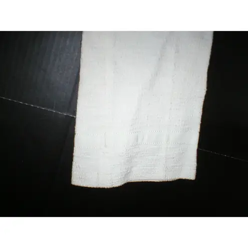 New NWT Authentic Designer Womens 2 Jo No Fui White Crop Pants 38 IT Italy 3/4