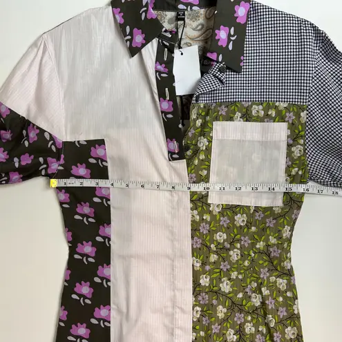 Alexander McQueen NWT No. 9 by Shirtdress Sz XS | Floral Colorful Designer