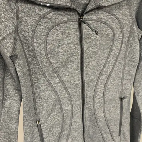 Lululemon  Scuba Full Zip Gray Jacket Size 6 - Image 8