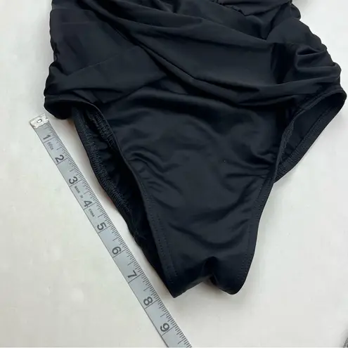 MiracleSuit Crossover With Mesh One Piece Swimsuit Womens SZ 10 Swim Black NWOT - Image 9