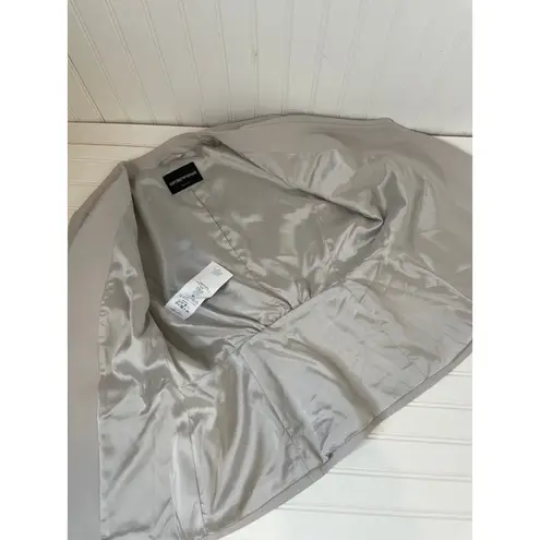 Emporio Armani NWT Gray Single Breasted Blazer Corpcore Office Corporate 12
