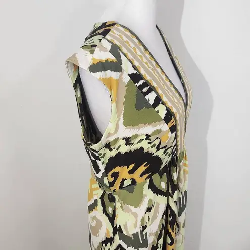 Emma & Michelle Emma & Michele Green Yellow Sleeveless Sheath Dress Size 12 Green Sheath Dress - Image 5