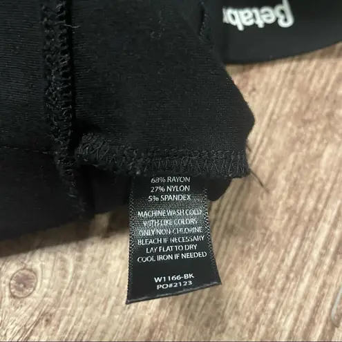 Betabrand Black Legging Pants Size Medium Petite Dress Yoga Pants