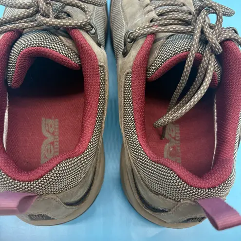 Teva Women's Gore-Tex Low Hiking Shoe Shoc Pad Tan and Gray 10 - Image 9