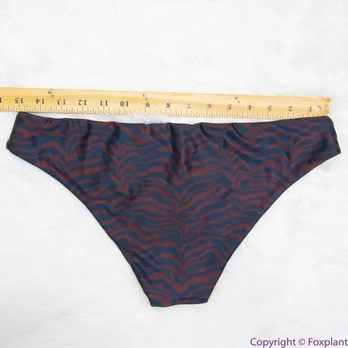 NEW Baobab Low Rise Bottom Swimwear Animal Print, L Brown Size L