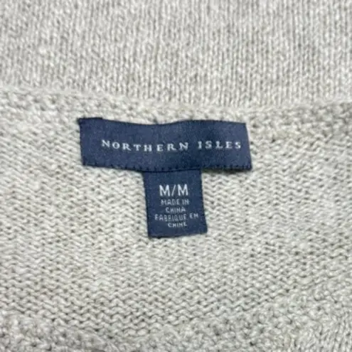 Vintage Embroidered Applique Northern Isles Garden Cardigan Size Medium Blue