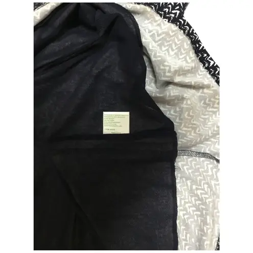 Garnet Hill Brianna Surplice Soft Jersey Knit Faux Wrap Lined Dress Navy S