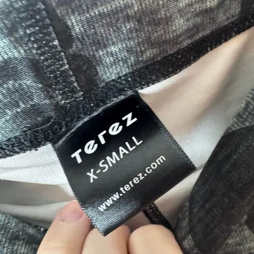 Terez Carbon38 skull star power cropped legging XS