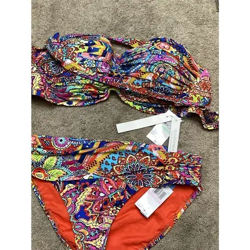 Bleu Rod Beattie New.  Groovy Baby bikini set. Size-40D/18W