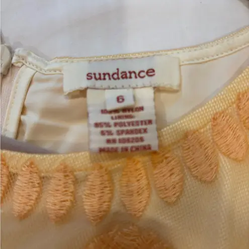 Sundance Golden Floral Midi Dress size 6 NWOT