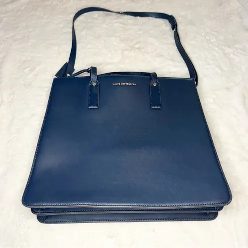 Aimee Kestenberg Mariah Triple Entry Tote Bag in Royal Navy Blue