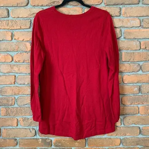 J. Jill Sweater Women's Size Small Red V