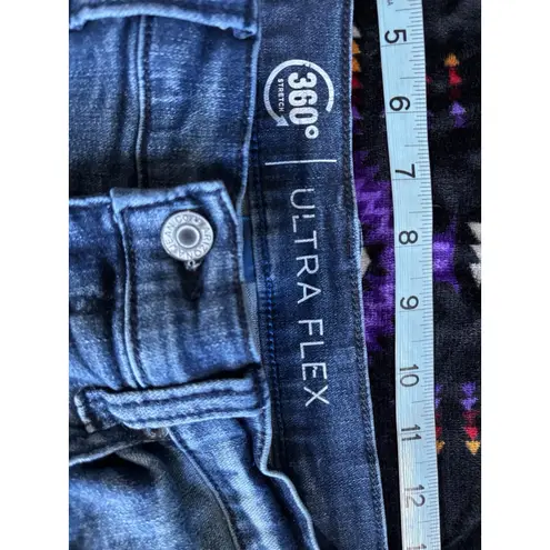 Arizona Jeans Arizona Jean Co Ultra Flex Denim Skinny Jeans Med Wash Size 32x32 Mid Rise Zip