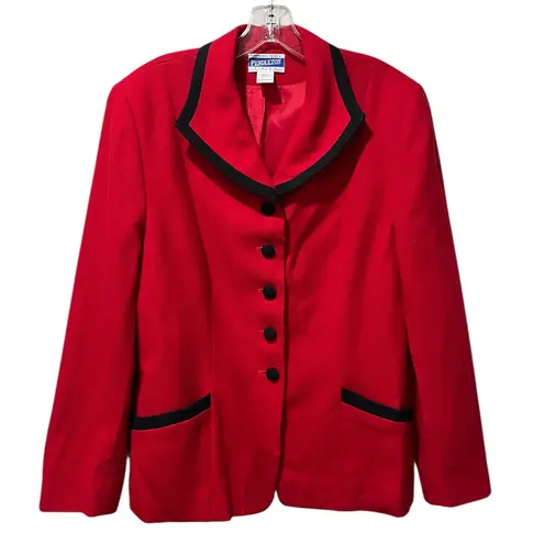 Pendleton Vtg 80s 90s Retro Women’s Made in USA Sz 14 Wool Blazer Coat