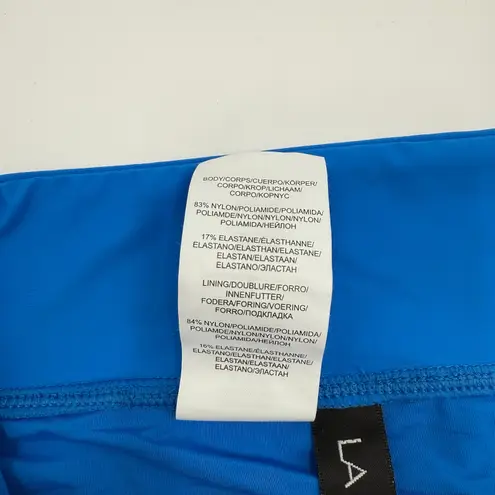 La Blanca Bikini Bottoms SZ 12 Island Goddess Crossover High Rise NWT Capri Blue