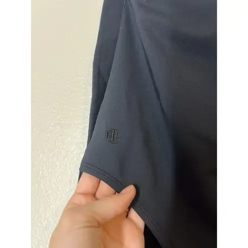 Lauren Ralph Lauren Black One Piece Swimsuit Sweetheart Neckline Halter Size 12