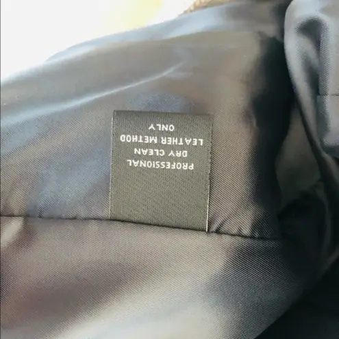 Preston & York Preston & York Lambskin Leather Moto Jacket, Luxurious, Dark Green, Small, NWT