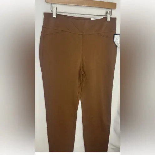 Charter Club Womens 4 Copper Cognac Tummy Control Skinny Leg Pants NWT Brown