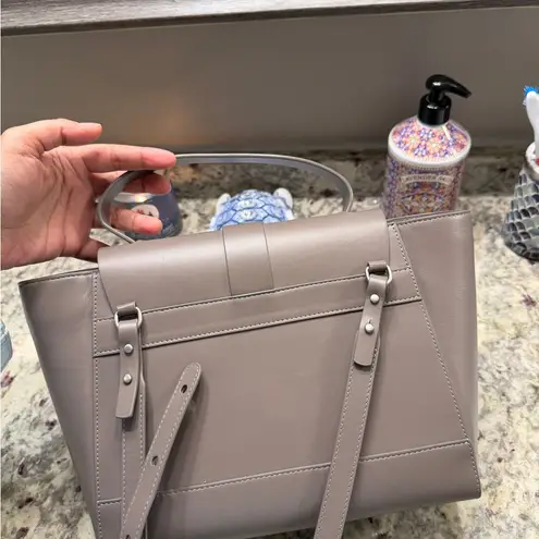 Ateliers Auguste The Marly Bag Taupe Box Leather Gray